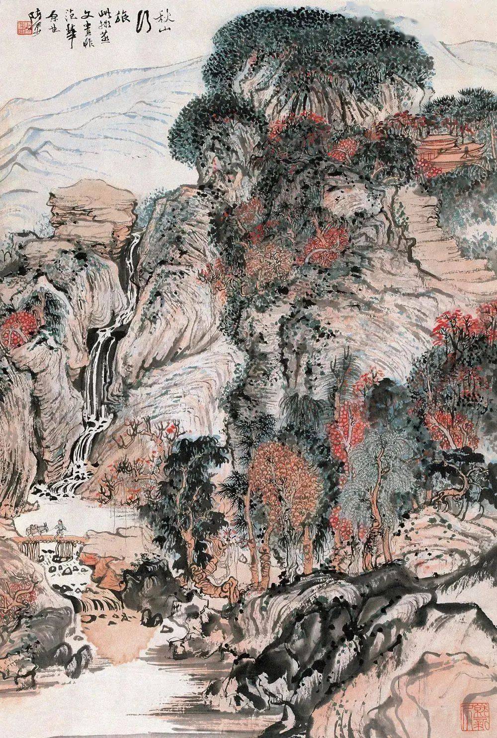 陆俨少：黄宾虹作画从大到小，我是从小到大 名人名家 第6张