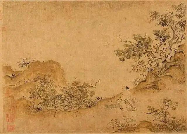 南宋马和之，将楷书笔力调和进兰叶描，变兰叶描为柳叶描 名人名家 第5张