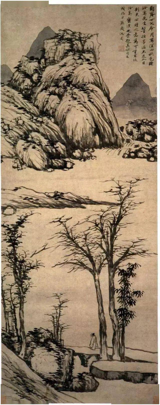 沈周山水画：明代文人画风的典范 名人名家 第31张