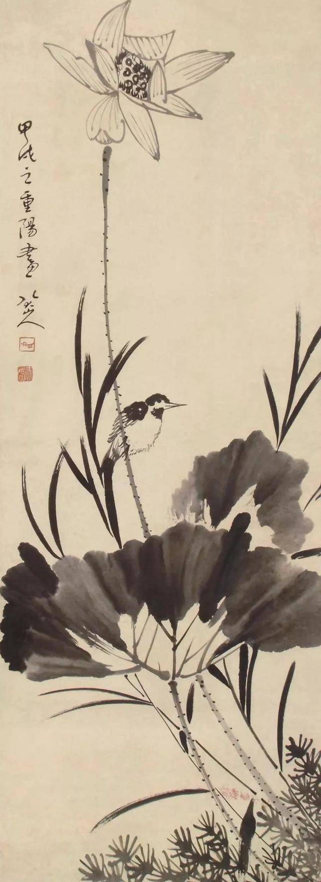 八大山人花鸟：面貌独特，笔墨取胜！ 名人名家 第17张