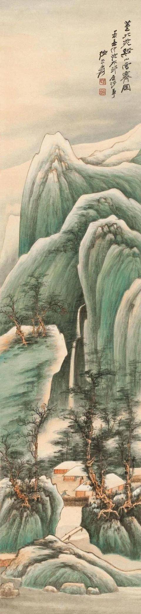 张大千笔下的四类山水，绘尽人间仙境！ 名人名家 第19张