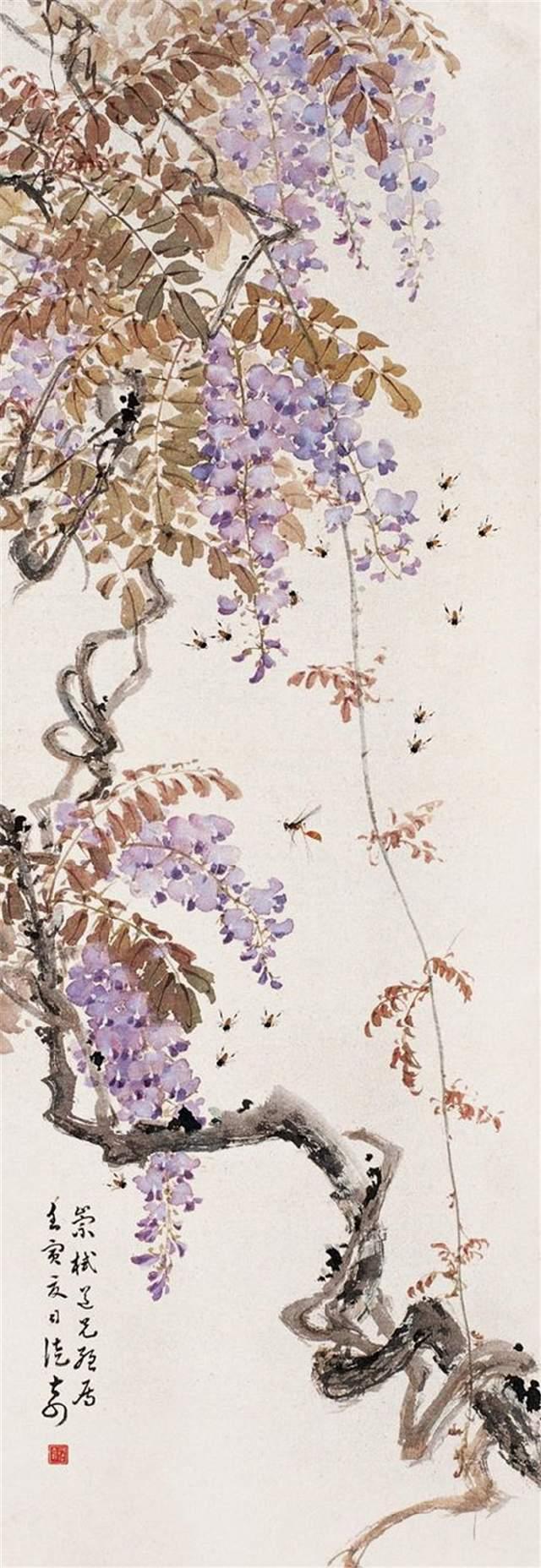 岭南画派大家司徒奇精品花鸟画作品欣赏 名人名家 第18张