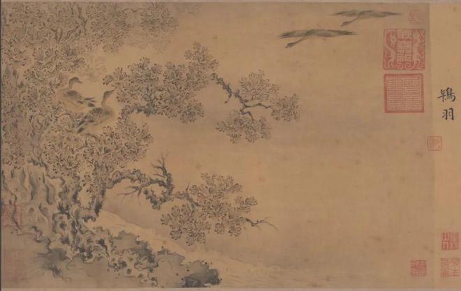 南宋马和之，将楷书笔力调和进兰叶描，变兰叶描为柳叶描 名人名家 第1张