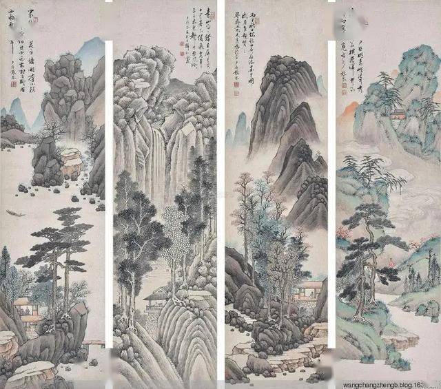 清代张崟山水画作品 名人名家 第30张