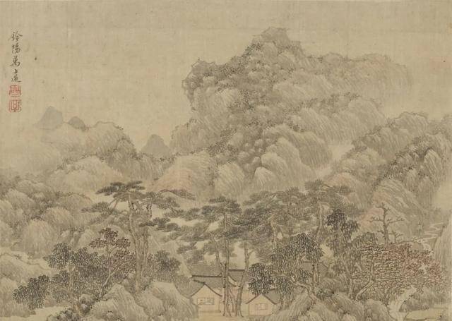 万上遴的山水画，雅韵 名人名家 第13张