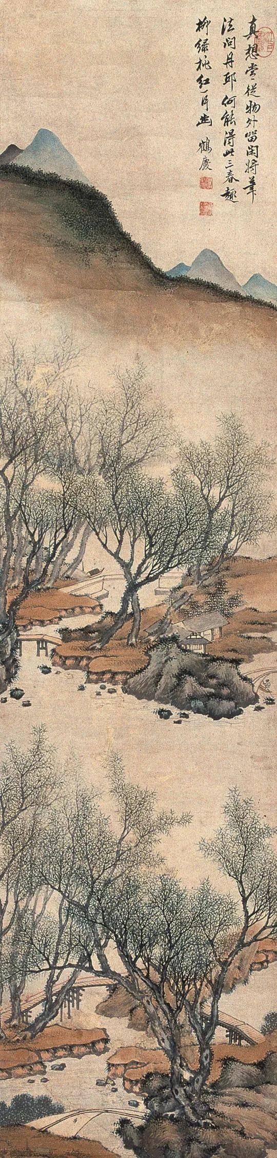 清代顾鹤庆山水画︱笔墨清逸，尽显文人情怀 名人名家 第11张