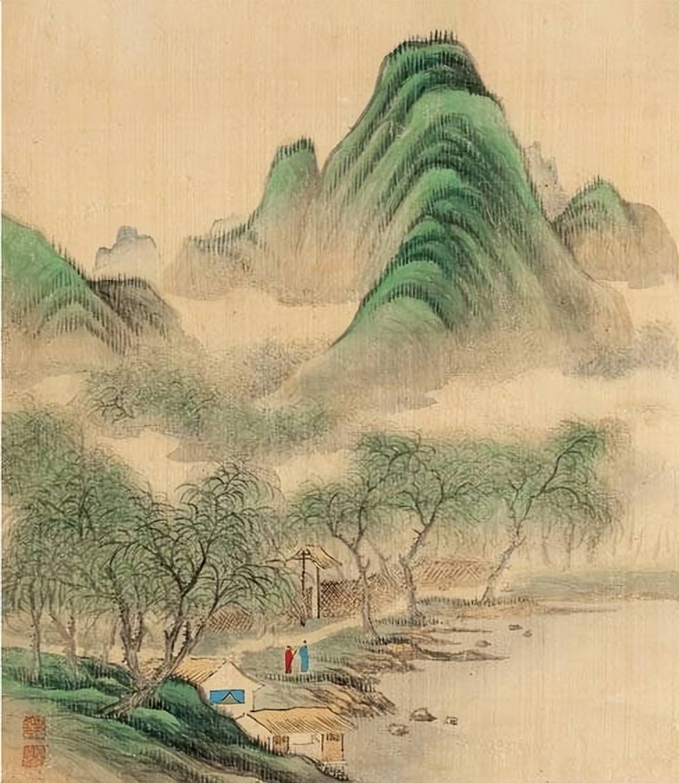 清代画家章堃《山水册》︱简约细腻，淡雅别致的画作 名人名家 第2张