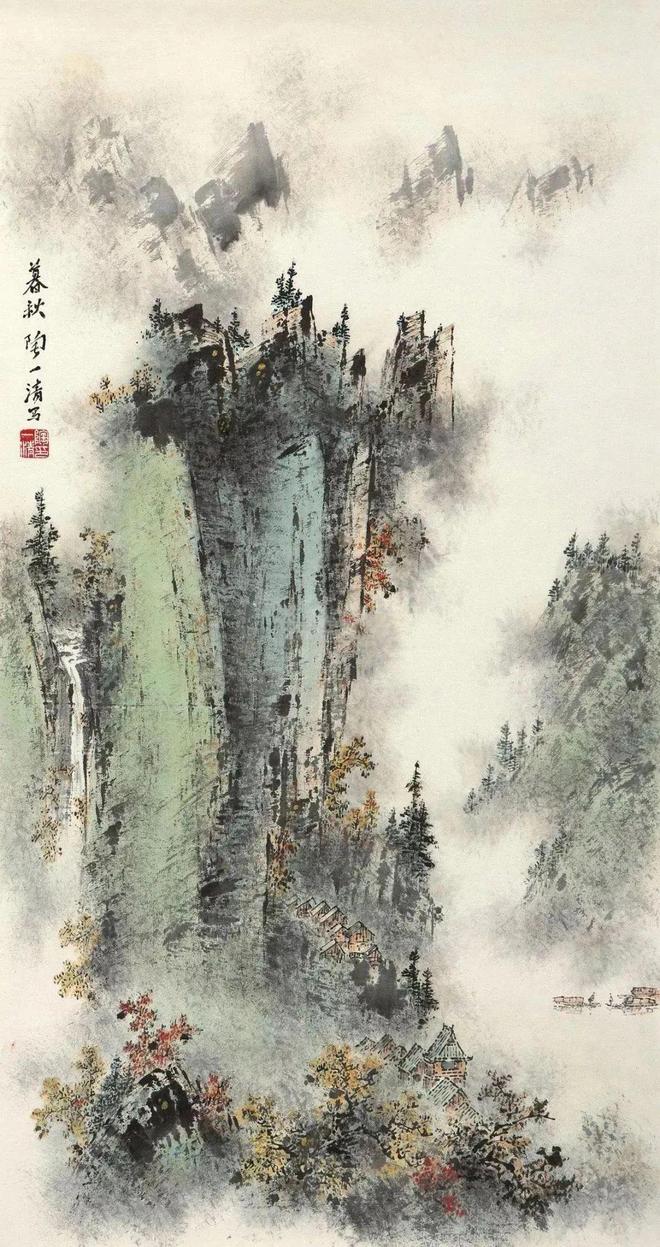 陶一清笔下的云烟山水，唯美至极 名人名家 第12张