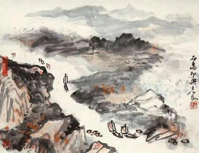 王伯敏画画：一山一云，一树百叶，都大气磅礴 名人名家 第37张