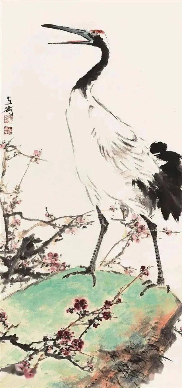 王雪涛写鹤，简简几笔，生动鲜活 名人名家 第4张