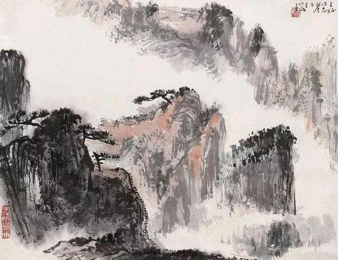 王伯敏画画：一山一云，一树百叶，都大气磅礴 名人名家 第56张