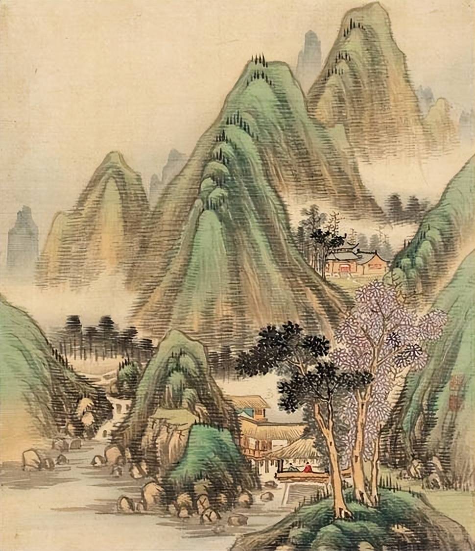 清代画家章堃《山水册》︱简约细腻，淡雅别致的画作 名人名家 第7张