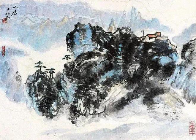 王伯敏画画：一山一云，一树百叶，都大气磅礴 名人名家 第34张