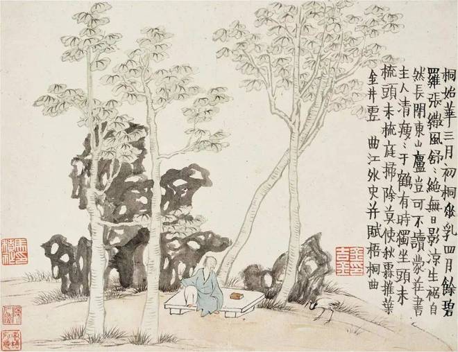 清代画家金农的小品人物画,好童真 名人名家 第5张