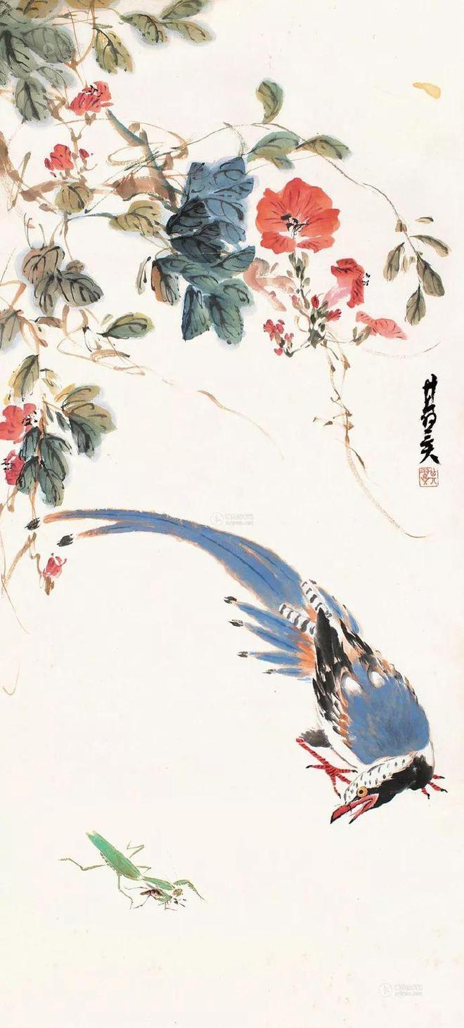 中国花鸟画画家张其翼绘画作品 名人名家 第27张
