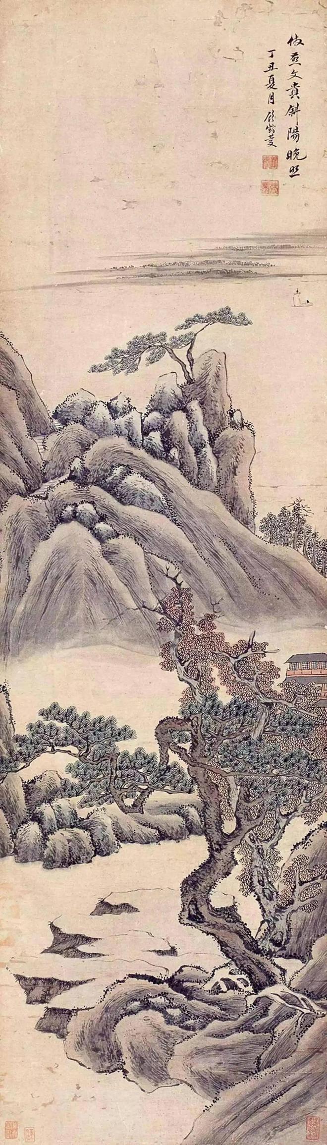 清代顾鹤庆山水画︱笔墨清逸，尽显文人情怀 名人名家 第31张