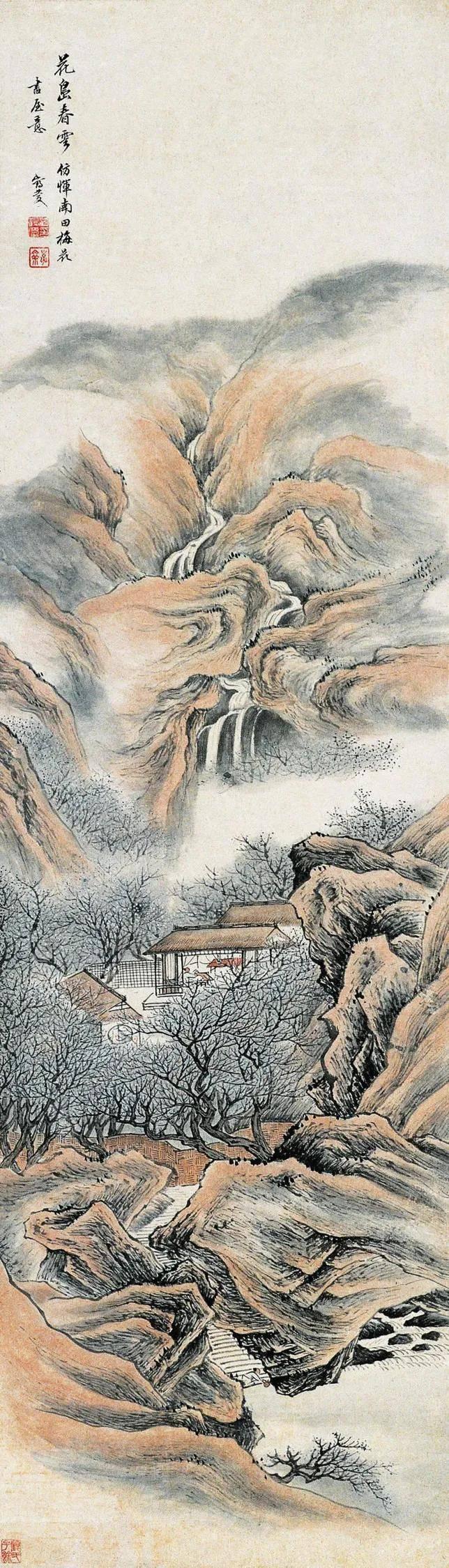 清代顾鹤庆山水画︱笔墨清逸，尽显文人情怀 名人名家 第6张