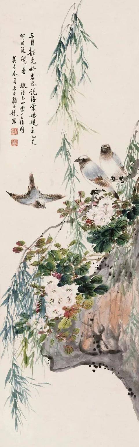 颜伯龙花鸟画艺术：工写交融下的自然之美与情感共鸣 名人名家 第51张
