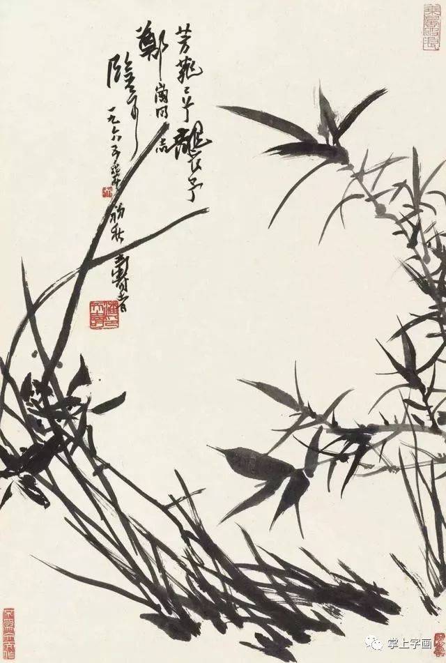 潘天寿：石涛用点，空空阔阔干燥无味 名人名家 第4张