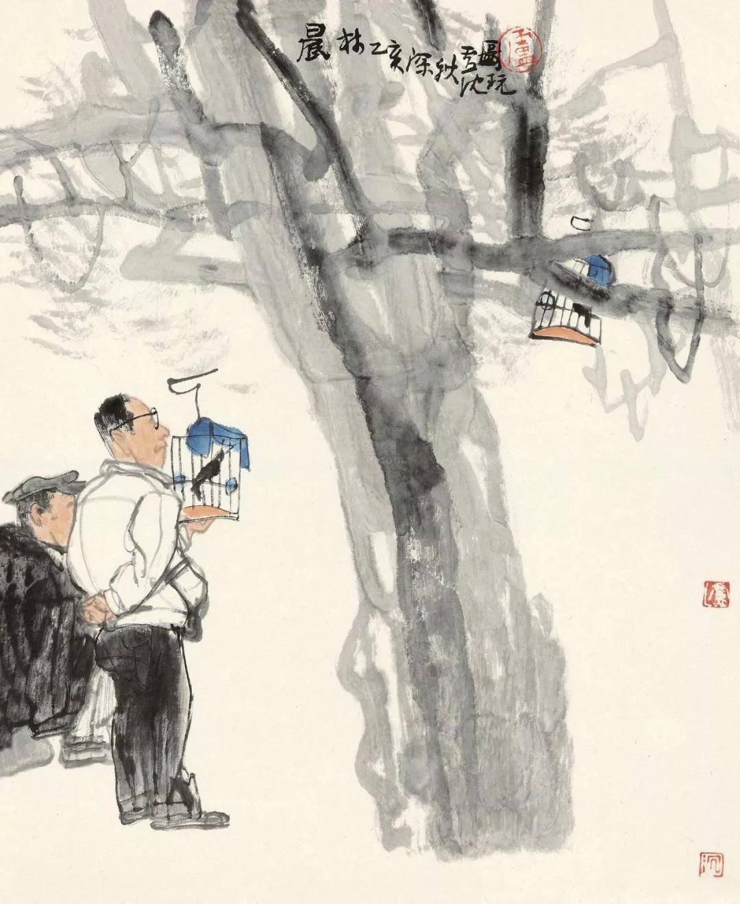 卢沉：有些老先生画了一辈子，越画越匠气 名人名家 第3张
