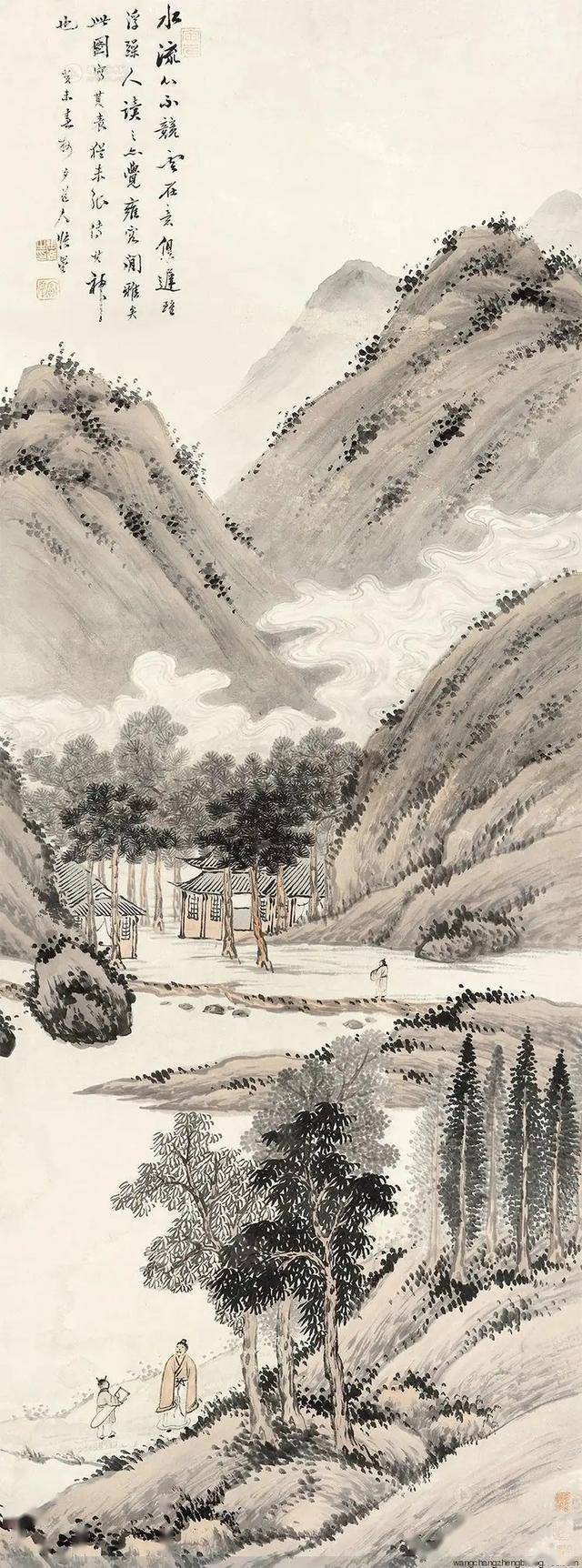 清代张崟山水画作品 名人名家 第10张