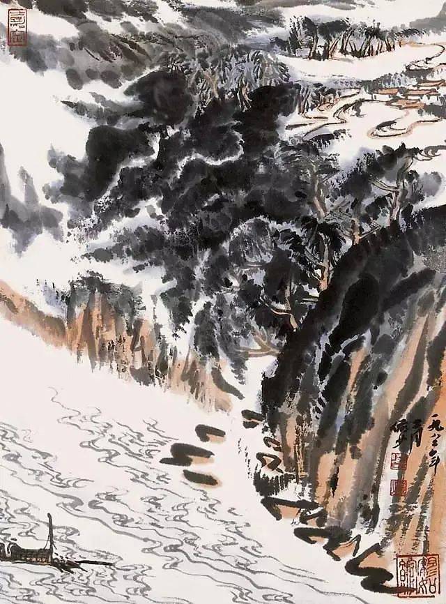 陆俨少：黄宾虹作画从大到小，我是从小到大 名人名家 第1张