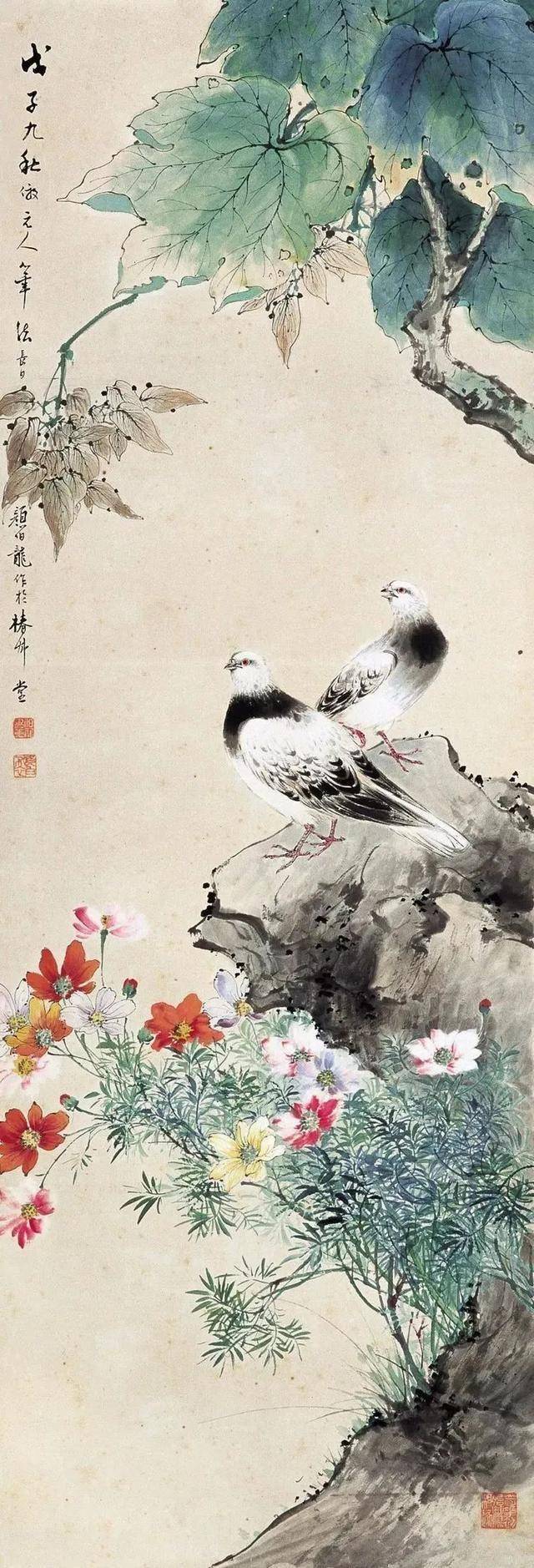 颜伯龙花鸟画艺术：工写交融下的自然之美与情感共鸣 名人名家 第28张