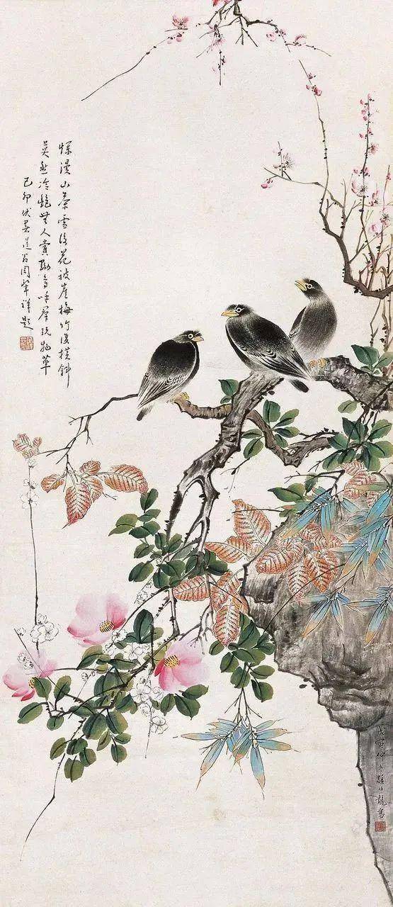 颜伯龙花鸟画艺术：工写交融下的自然之美与情感共鸣 名人名家 第2张