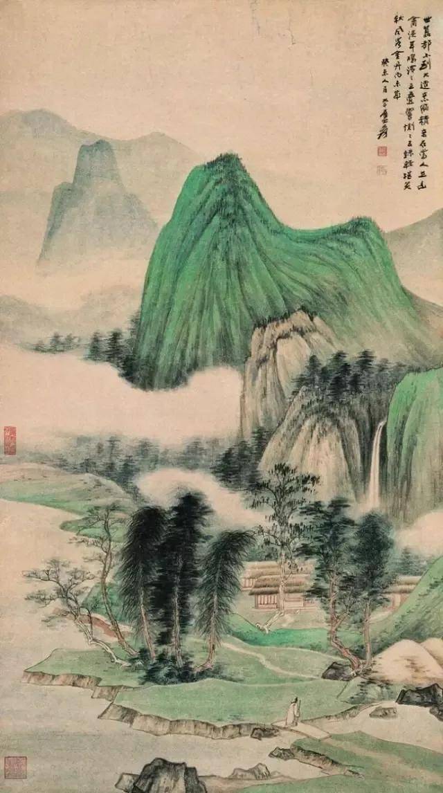 张大千笔下的四类山水，绘尽人间仙境！ 名人名家 第9张