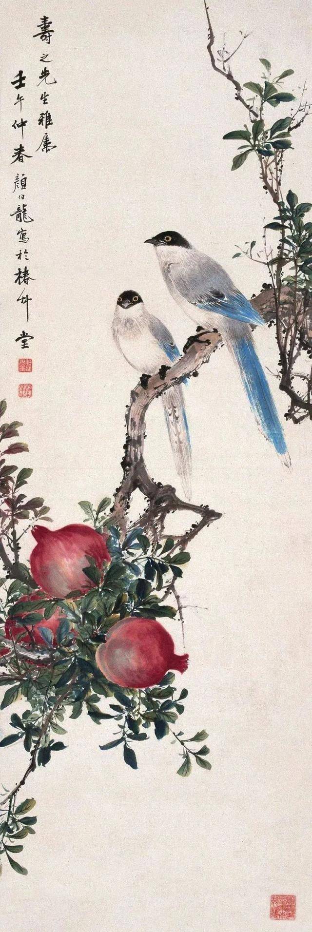 颜伯龙花鸟画艺术：工写交融下的自然之美与情感共鸣 名人名家 第15张