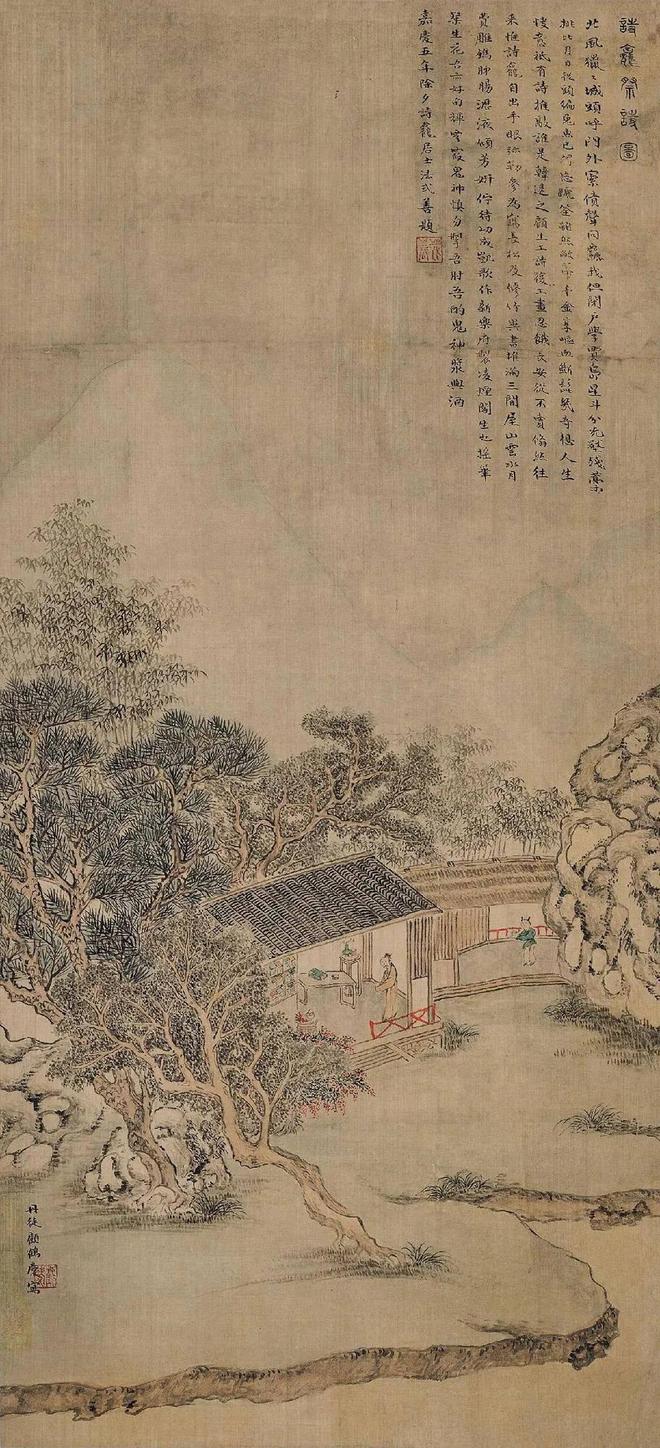 清代顾鹤庆山水画︱笔墨清逸，尽显文人情怀 名人名家 第24张