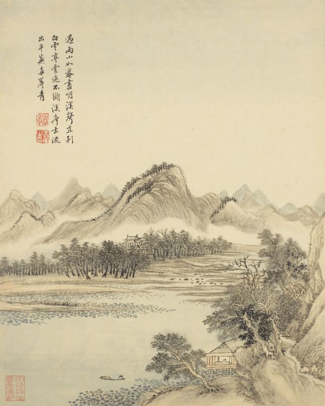 王翚晚年仿古山水册，笔底时有新意 名人名家 第11张