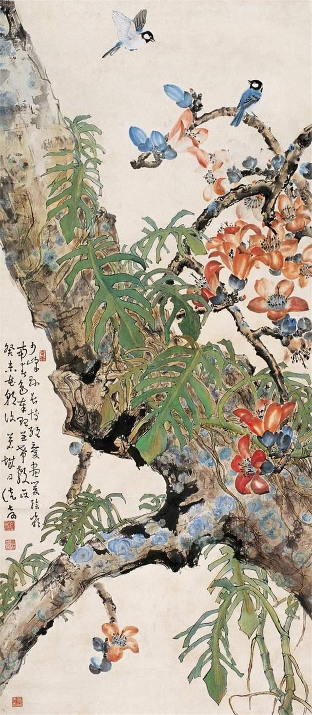 岭南画派大家司徒奇精品花鸟画作品欣赏 名人名家 第14张