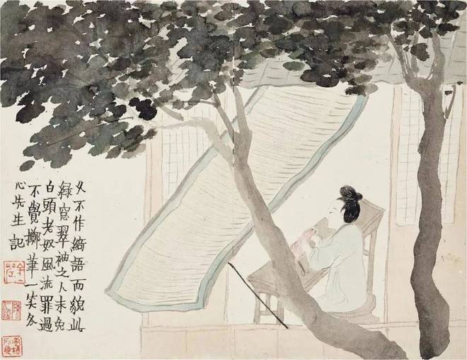 清代画家金农的小品人物画,好童真 名人名家 第7张