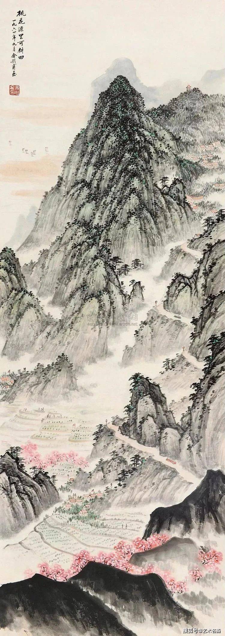 著名山水画家余彤甫作品欣赏! 名人名家 第7张