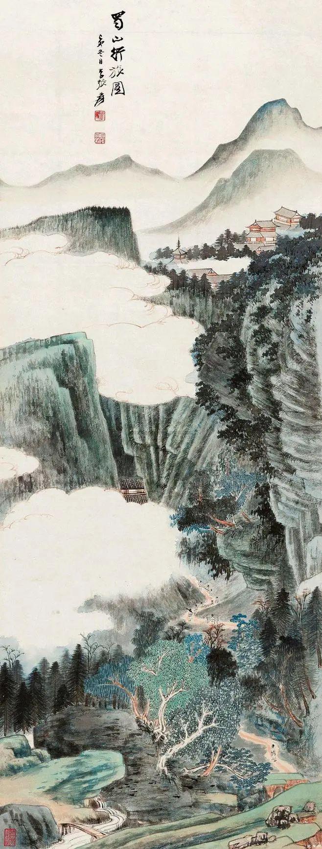 张大千：“笔墨之妙”在于造境 名人名家 第1张