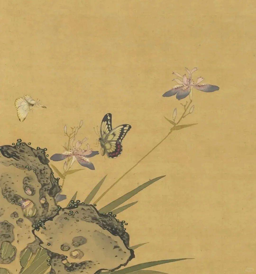 钱选《摹古花蜨图册》 历代国画 第3张