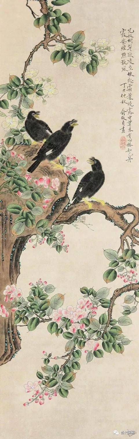 当代工笔花鸟画“女状元”—— 俞致贞 名人名家 第25张