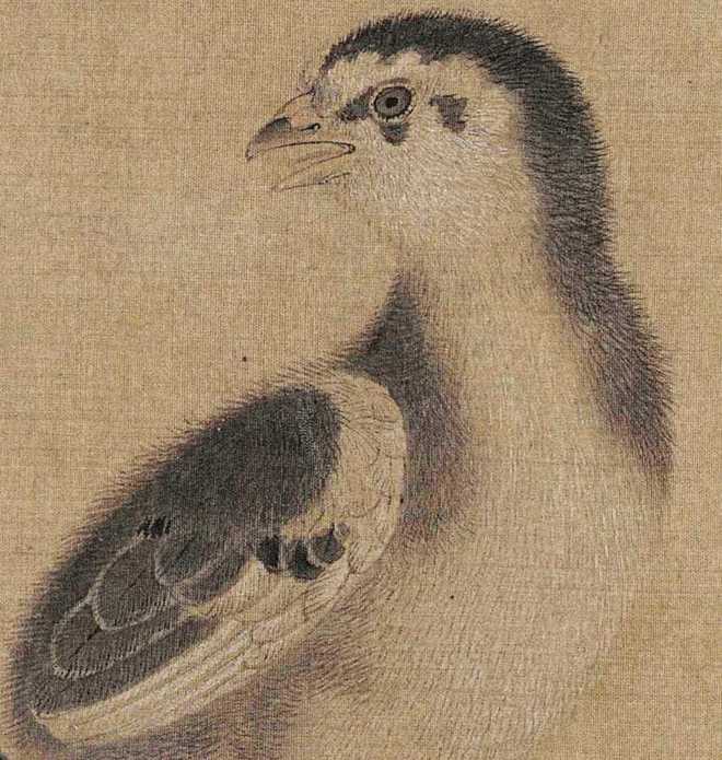 李迪《鸡雏待饲图页》 历代国画 第4张