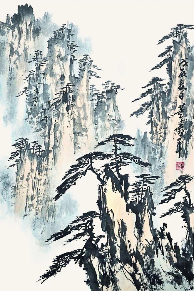 董寿平:山是画出来的，竹是写出来的 名人名家 第7张