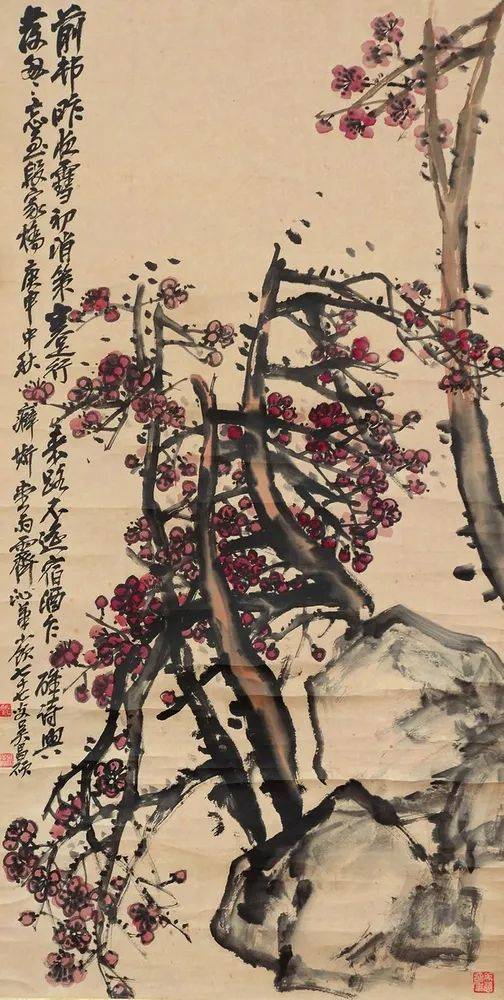 吴昌硕笔下的梅花，孤傲如侠客 名人名家 第19张