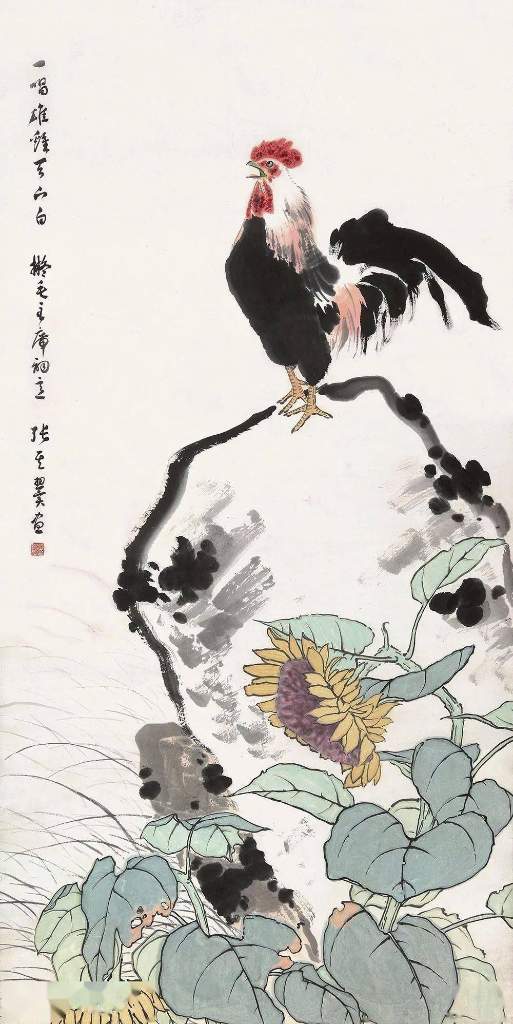 中国杰出的花鸟画家张其翼花鸟画作品赏析 名人名家 第20张