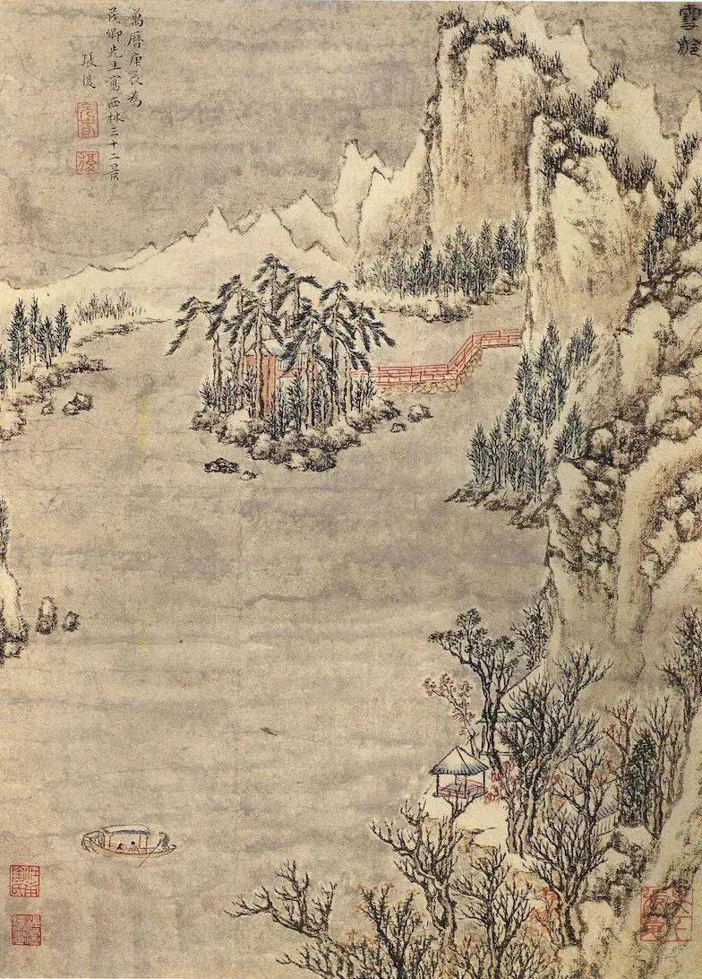 张复《西林园景图册》 历代国画 第18张