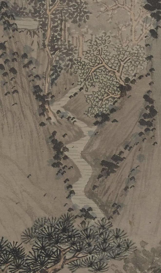 沈周《清江幽居图》 历代国画 第6张