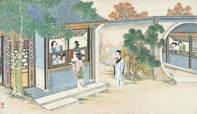 孙温《红楼梦》 历代国画 第53张