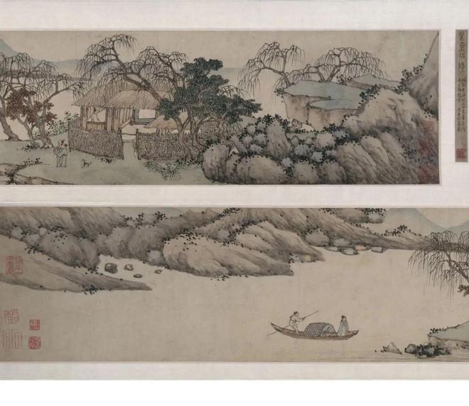 沈周 《柴桑招隐图》 历代国画 第1张