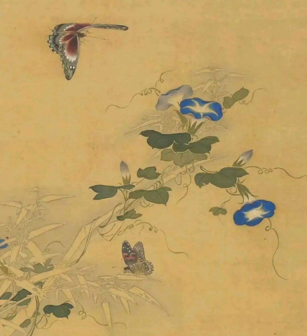 钱选《摹古花蜨图册》 历代国画 第6张