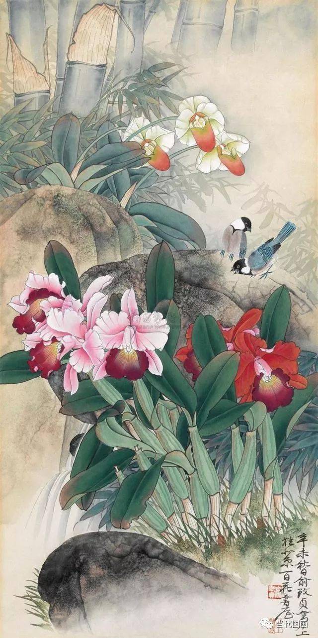 当代工笔花鸟画“女状元”—— 俞致贞 名人名家 第23张