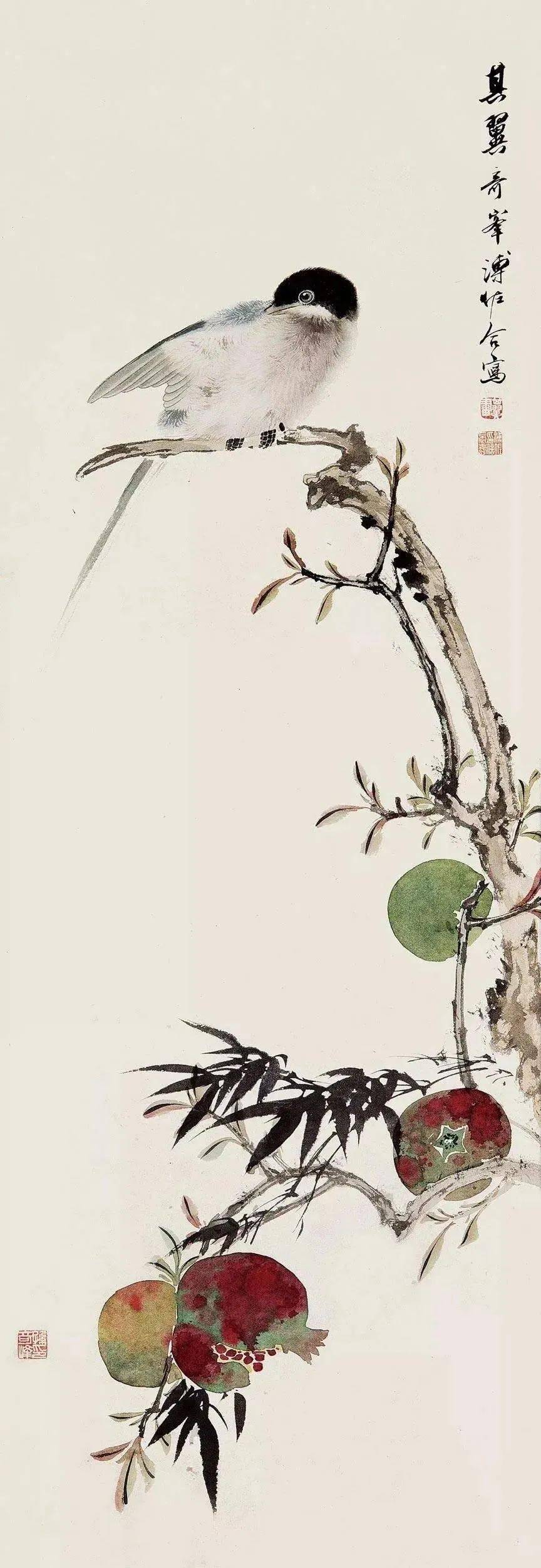 中国杰出的花鸟画家张其翼花鸟画作品赏析 名人名家 第12张