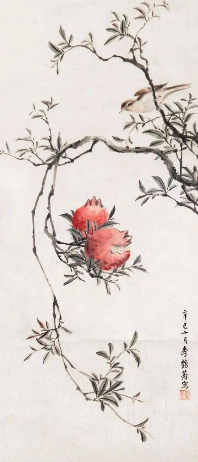 李瑞龄花鸟：平和淡远，满纸书卷气 名人名家 第4张